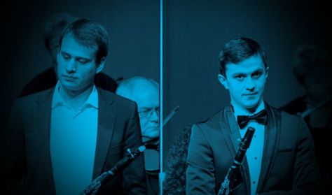 Mikhail Mering és Damien Bachmann - A Kovács Béla Klarinétverseny győztesei Mikhail Mering és Damien Bachmann - A Kovács Béla Klarinétverseny győztesei