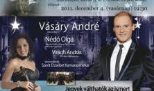 Adventi Hangverseny a Magyar Vöröskereszt javára, Vásáry André, Nédó Olga, Virágh András