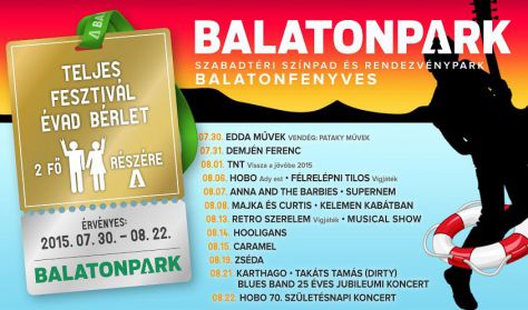 BALATONPARK / BÉRLET 2 FŐ RÉSZÉRE - Érvényes 2015.07.30-2015.08.22