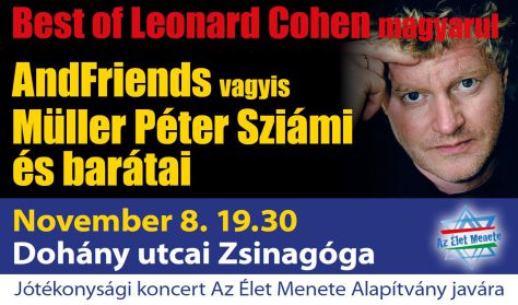 Best of Leonard Cohen magyarul  - az AndFriends  vagyis Müller Péter Sziámi és barátai előadásában