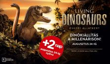 Living Dinosaurs - Vissza az Őskorba - belépés hétfő 10-18 óráig