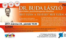 Dr. Buda László pszichiáter, pszichoterapeuta előadása