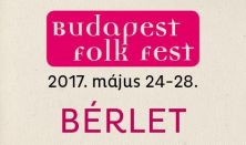Budapest Folk Fesztiválbérlet 25-26-27.