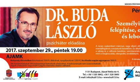 Dr. Buda László pszichiáter előadása – Személyiségünk felépítése, elfogadása és lebontása