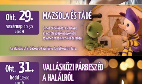 Mazsola és Tádé - zenés bábjáték Mazsola és Tádé - zenés bábjáték