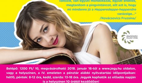 "Farsangi elfeledett mézescsók" Kovácsovics Fruzsina koncertje