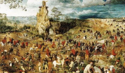 Szakrális művészettörténet - Bruegel: Út a Kálváriára Szakrális művészettörténet - Bruegel: Út a Kálváriára