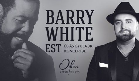 Koncert + Házi krémválogatás vacsora: Barry White est – Éliás Gyula Jr. Koncertje