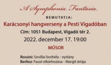 Symphonia Fantasia: Karácsonyi hangverseny a Pesti Vigadóban