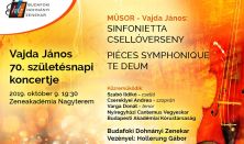 Concert celebrating the 70th Birthday of János Vajda