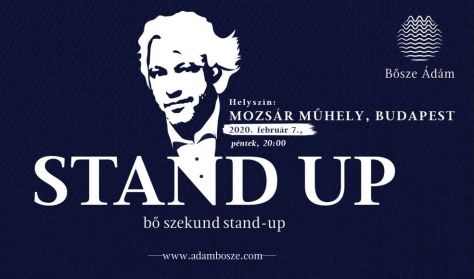 Bő szekund - Bősze Ádám zenei standupja Bő szekund - Bősze Ádám zenei standupja