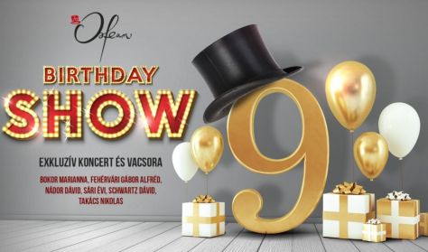 Koncert + vacsora: Orfeum 9! Birthday Show – Exkluzív koncert