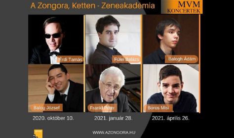 MVM Koncertek – A Zongora, Ketten, Zeneakadémia-bérlet – 2020/2021
