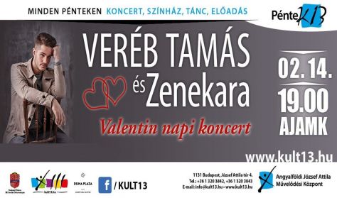 PénteK13 – Veréb Tamás és Zenekara: Valentin napi koncert