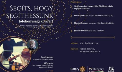 SEGÍTS, HOGY SEGÍTHESSÜNK - Jótékonysági koncert