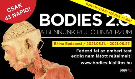Kiállítás Ajándékjegy- BODIES 2.0 - A bennünk rejlő univerzum