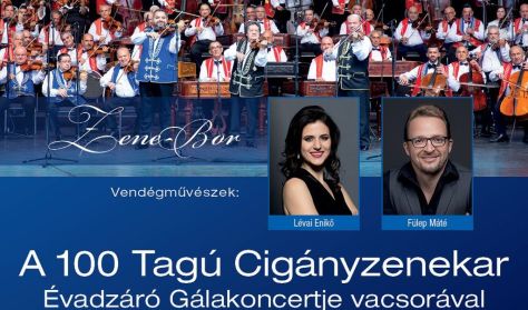 "Zene-Bor" a 100 Tagú Cigányzenekar előszilveszteri gálakoncertje