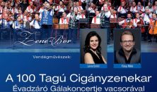"Zene-Bor" a 100 Tagú Cigányzenekar évadzáró gálakoncertje