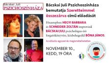 Bácskai Juli Pszichoszínháza // november