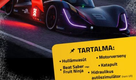 VR Vidámpark ajándékjegy - ADRENALINE csomag VR Vidámpark ajándékjegy - ADRENALINE csomag