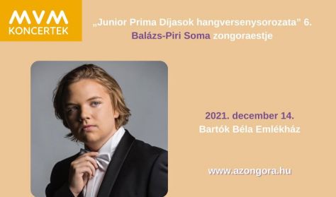 2021-es díjazott estje, Balázs-Piri Soma zongoraestje