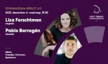 LFKZ Zeneakadémia-bérlet 2022/23 4/3 - Liza Ferschtman (hegedű), Pablo Barragán (klarinét)