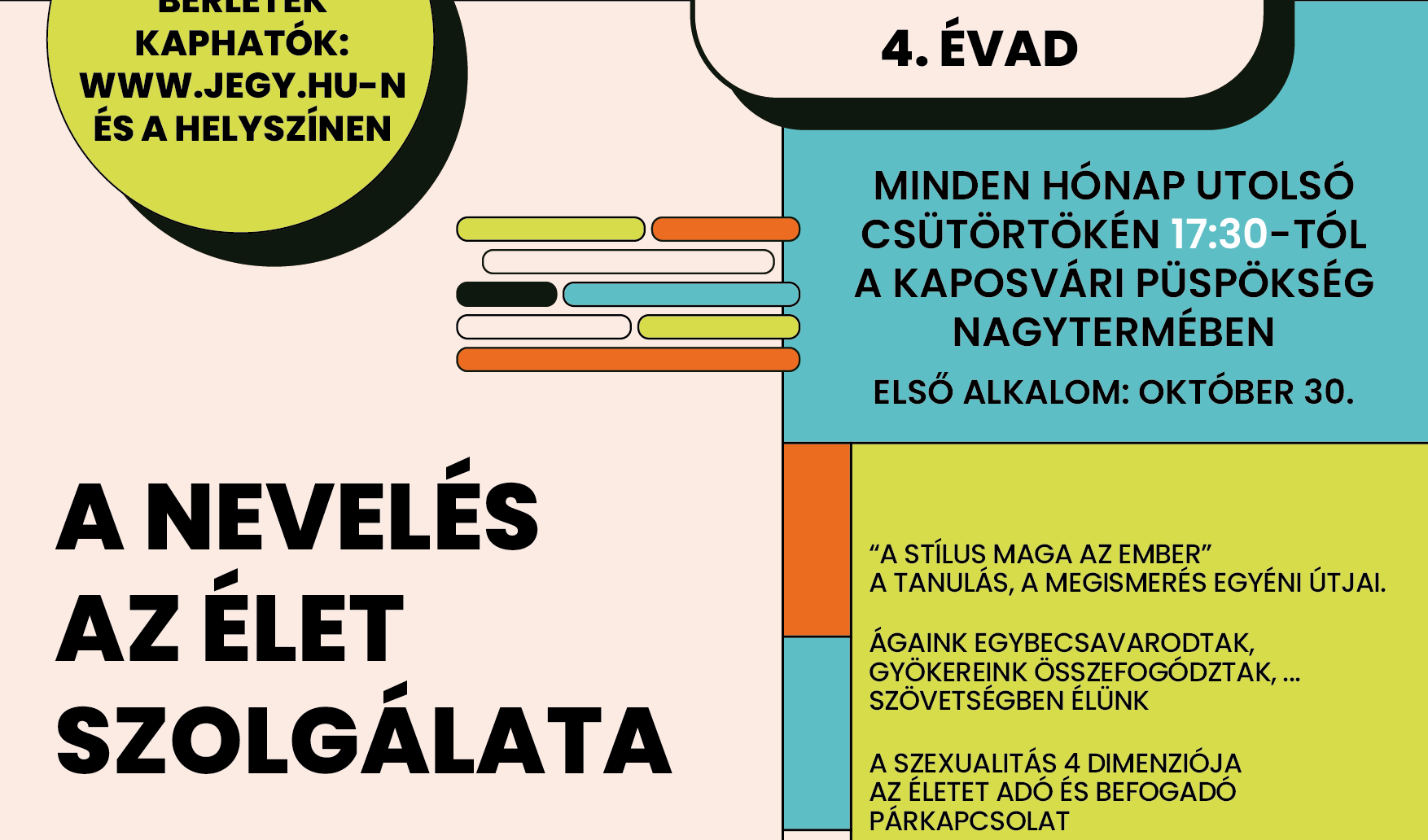 A NEVELÉS AZ ÉLET SZOLGÁLATA - PÉCSI RITA ELŐADÁSSOROZATA 4. ÉVAD -  3. előadás