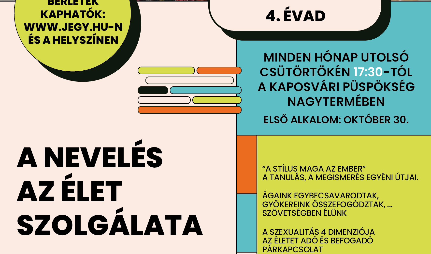 A NEVELÉS AZ ÉLET SZOLGÁLATA - PÉCSI RITA ELŐADÁSSOROZATA 4. ÉVAD -  4. előadás