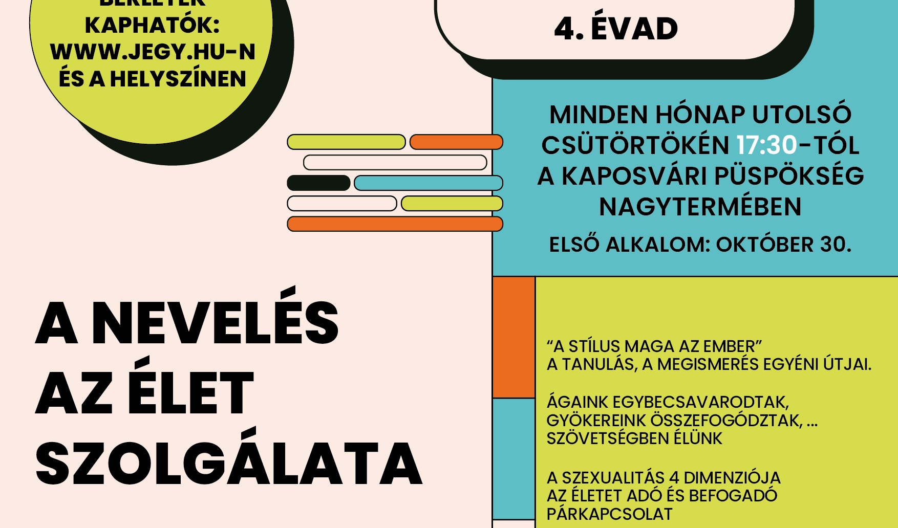 A NEVELÉS AZ ÉLET SZOLGÁLATA - PÉCSI RITA ELŐADÁSSOROZATA 4. ÉVAD  - 5. előadás