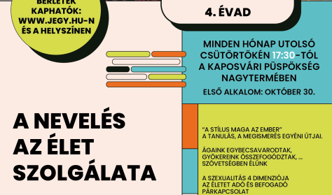 A NEVELÉS AZ ÉLET SZOLGÁLATA - PÉCSI RITA ELŐADÁSSOROZATA 4. ÉVAD - 6. előadás A NEVELÉS AZ ÉLET SZOLGÁLATA - PÉCSI RITA ELŐADÁSSOROZATA 4. ÉVAD - 6. előadás