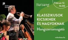 Klasszikusok kicsiknek és nagyoknak - Hangszersimogató - Farsang a Várkert Bazárban