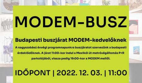 Nagyszabású téli programnap a MODEM-ben - Budapesti buszjárat MODEM-kedvelőknek