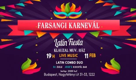 Farsangi Karnevál Latin Combo Duo koncert, DJ Zulu