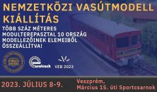 EUROTRACK 2023 Nemzetközi Vasútmodell Kiállítás - 2023. július 8.