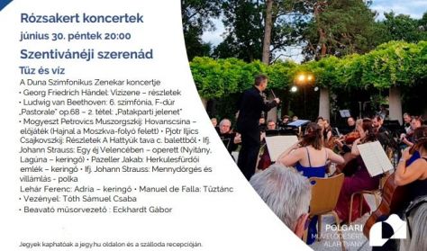 A Duna Szimfonikus Zenekar koncertje - a Kastély rózsakertjében