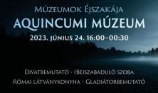Múzeumok éjszakája Aquincumban