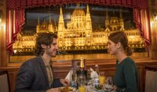 Esti hajós városnézés a Dunán magyaros vacsorával