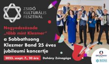 Zsidó Kulturális Fesztivál: SABBATHSONG KLEZMER BAND - 25 éves jubileumi koncert