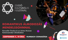 Zsidó Kulturális Fesztivál: Korcsolán Orsolya és az Anima Musicae Kamarazenekar
