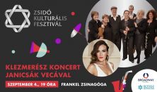 Zsidó Kulturális Fesztivál: Klezmerész koncert Janicsák Vecával