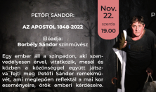 Borbély Sándor - Petőfi Sándor: Az apostol 1848-2022