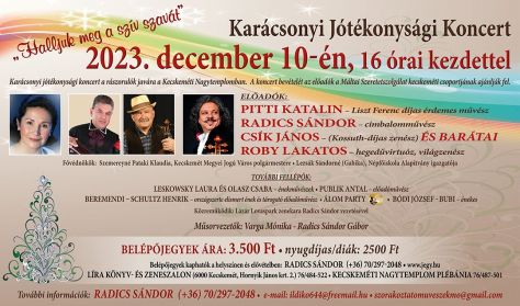 " Halljuk meg a szív szavát" - Karácsonyi Jótékonysági Koncert a Máltai Szeretetszolgálat javára " Halljuk meg a szív szavát" - Karácsonyi Jótékonysági Koncert a Máltai Szeretetszolgálat javára