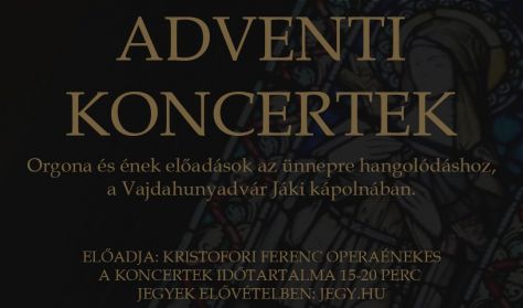 Adventi koncert a Vajdahunyadvár Jáki kápolnában