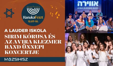 A Sirim kórus és az Avira Klezmer Band hanukai örömkoncertje