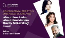 LFKZ Zeneakadémia-bérlet 2024/25 5/4 - Abouzahra Amira, Abouzahra Mariam, Dmitry Sitkovetsky (hegedű
