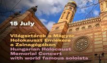 Világsztárok a Magyar Holokauszt Emlékére a Zsinagógában