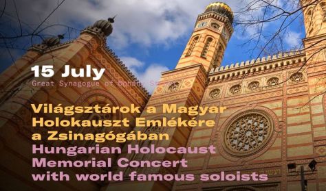 Világsztárok a Magyar Holokauszt Emlékére a Zsinagógában