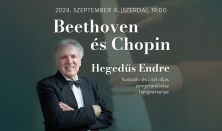 Hegedűs Endre Kossuth- és Liszt- díjas zongoraművész hangversenye