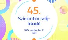 45. Színikritikus-díj átadó