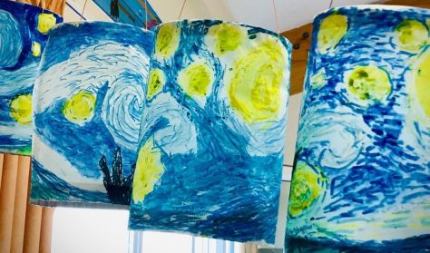 Van Gogh gyertyatartó - Kreatív workshop 7-12 éves gyerekeknek